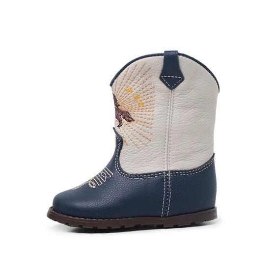 Imagem de Bota Baby Kids Country D'janú - 001 - Branco Azul