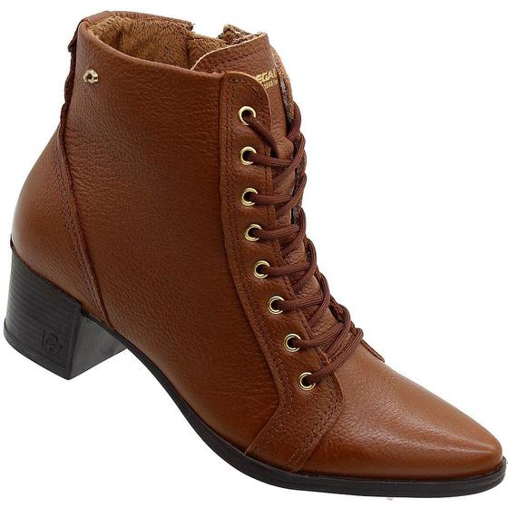 Bota Bico Fino Pegada Filadélfia Cano Médio Salto Grosso Feminina Menor preço em Bota Bico Fino Pegada Filadélfia Cano Médio Salto Grosso Feminina