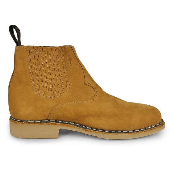 Imagem de Bota Botina Masculina Country Couro Vira Francesa Garotti