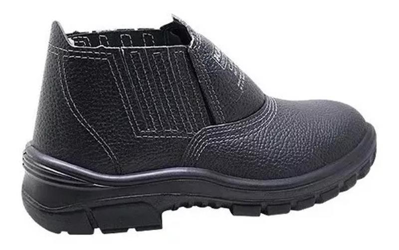 Imagem de Bota Botina Rhino De Segurança Couro Bico Pvc Original .
