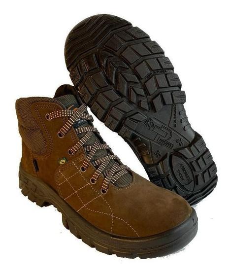 Imagem de Bota Botina Segurança Bico Pvc Nobuck Epi Ecosafety 144