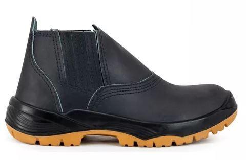 Imagem de Bota Botina Segurança Masculina Epi N40 Bico Pvc Cano Baixo Top