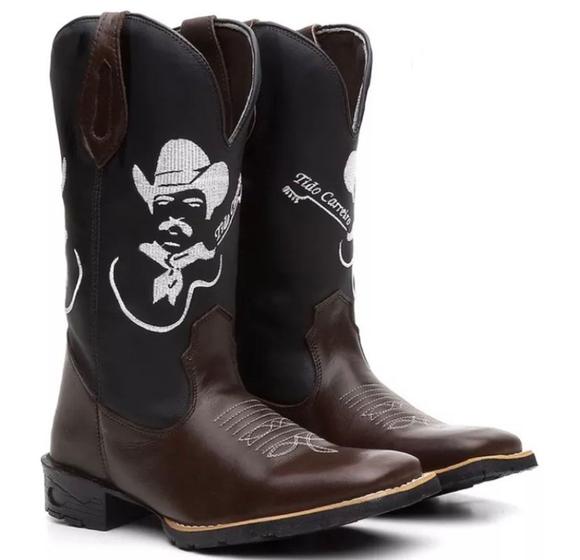 Imagem de Bota Botina Texana Country Masculina Tião