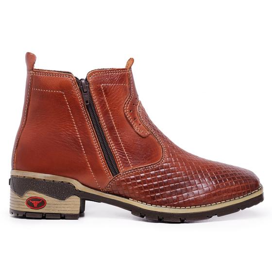 Imagem de Bota Botinas Masculina Rodeio Country Texana Cano Curto