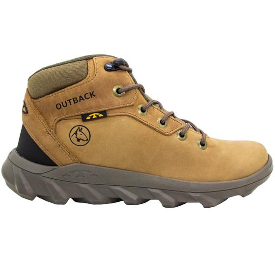 Bota Bull Terrier Outback Masculina Couro Adventure Galocha