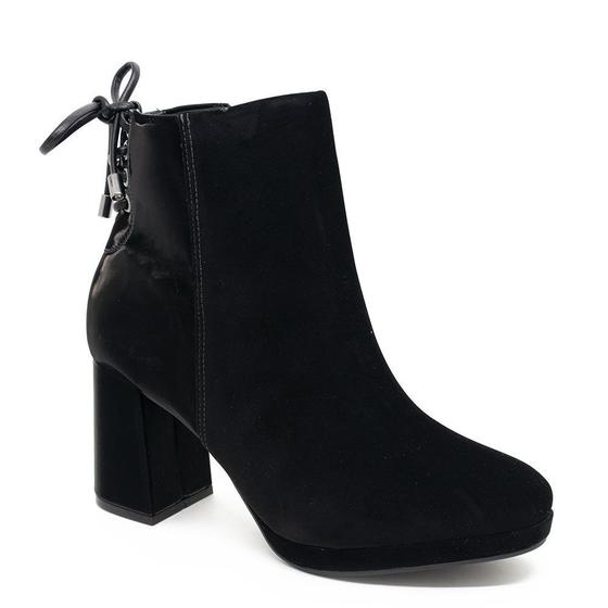 Bota Salto Grosso Bota Preta Cano Curto Vizzano Bico Fino Bota