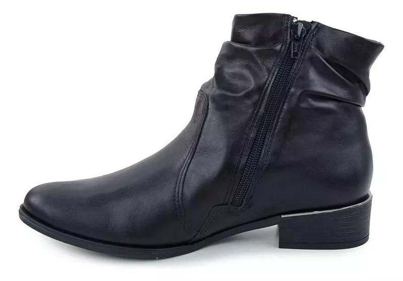 Imagem de Bota cano curto feminino ramarim slouch