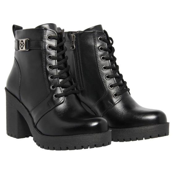 Imagem de Bota Cano Curto Super Estilosa Confortável Yoyo Store Com Zíper e Cadarço