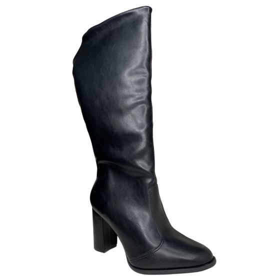 Bota Cano longo Vizzano Feminina 308610320081 - Preto - Bota Feminina ...