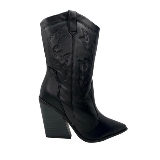 Imagem de Bota Cano médio Feminina Vizzano 310010123655- Preto