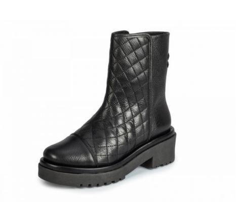 Imagem de Bota Capodarte Coturno Matelasse Preto Feminino-4015959