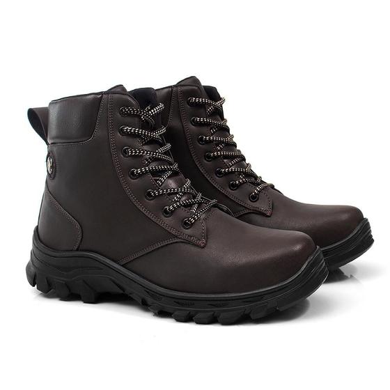 Imagem de Bota Casual Breffer Adventure Masculina Cadarço Conforto