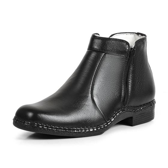 Imagem de Bota Casual Masculina Preto Couro DIfranca - 7000