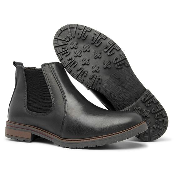 Imagem de Bota Chelsea Masculino Couro Confotavel Tendencia JDK404