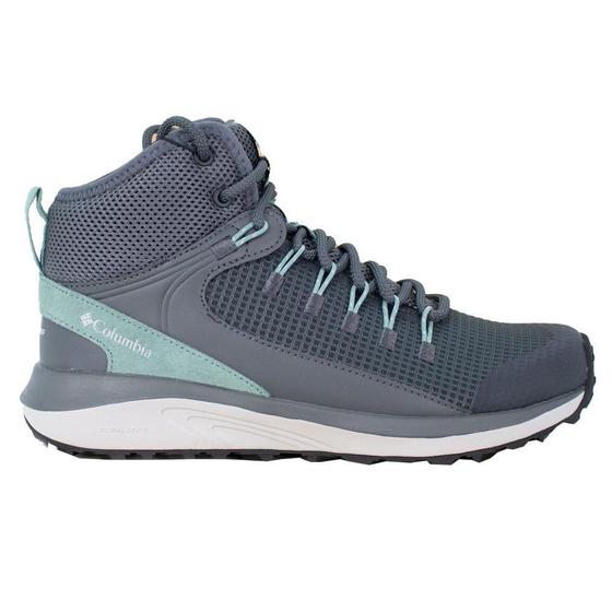 Bota Columbia Trailstorm Mid Waterproof Feminino Cinza e Verde Menor preço em Bota Columbia Trailstorm Mid Waterproof Feminino Cinza e Verde