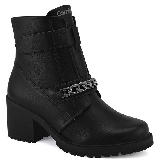 Imagem de Bota comfortflex feminina coturno tratorado 23-79302