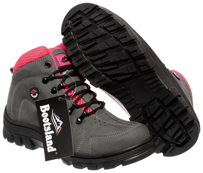 Imagem de Bota Coturno Adventure Bootsland Feminino Confort em Couro