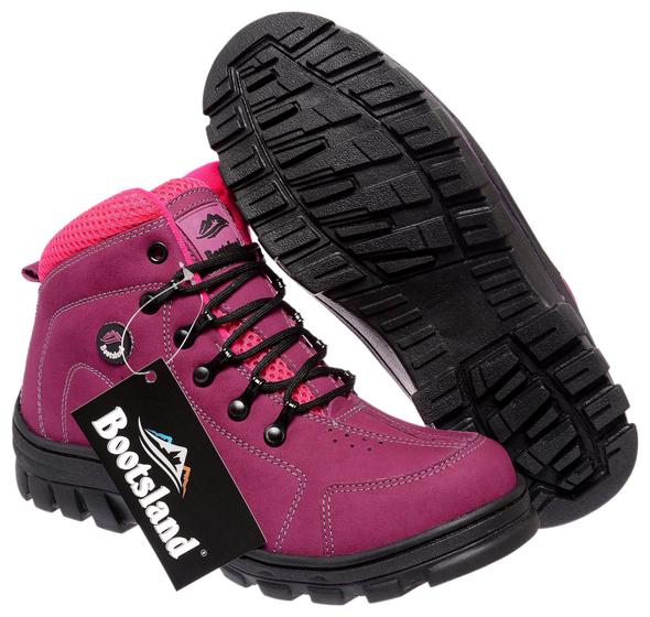 Imagem de Bota Coturno Adventure Bootsland Feminino Confort em Couro