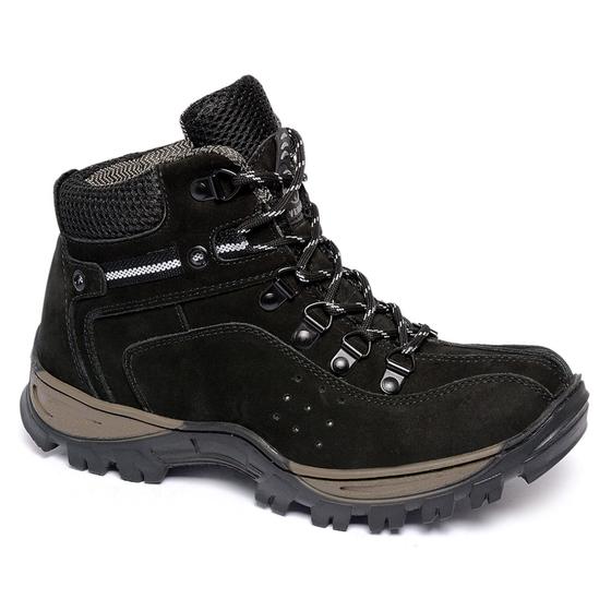 Imagem de Bota Coturno Adventure Feminina Trilha 100% Couro Legítimo Palmilha Gel