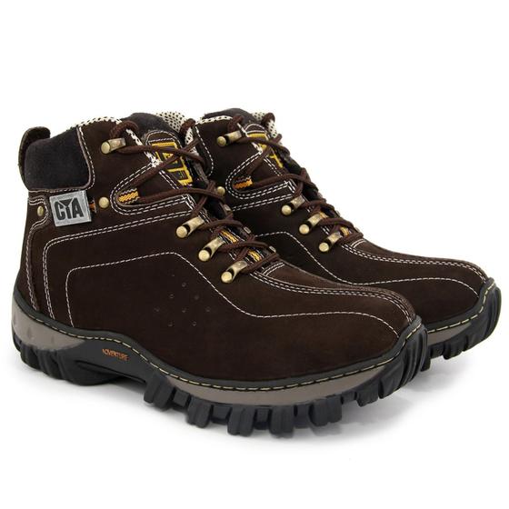 Bota Coturno Infantil Caterpillar Em Couro Nobuck