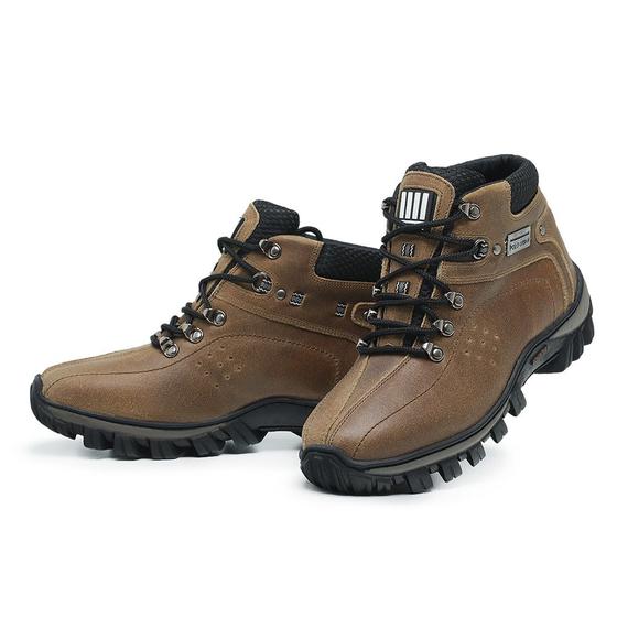 Imagem de Bota Coturno Adventure Masculino Couro Chocolate