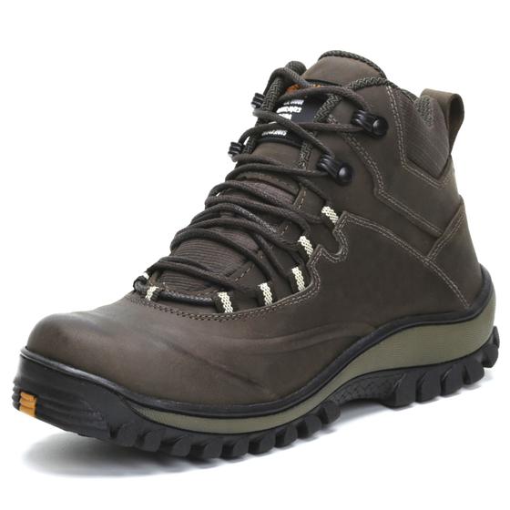 Imagem de Bota Coturno Adventure Masculino Couro Palmilha Gel 1903 premium C.A