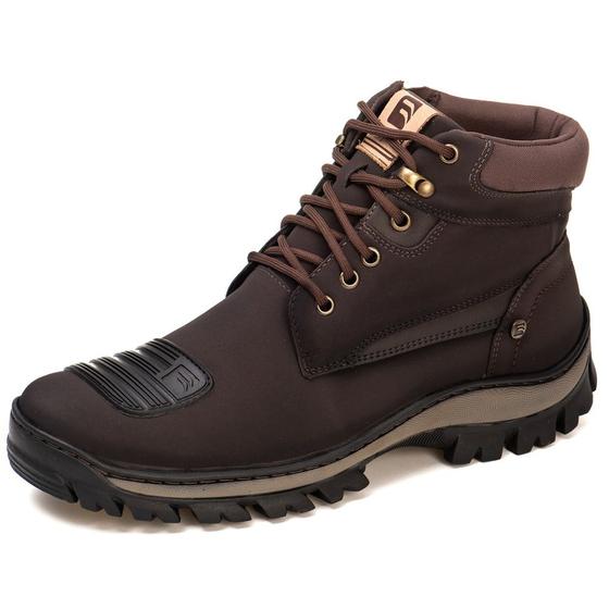 Menor preço em Bota Coturno Adventure Masculino Trilha Passeio Trabalho Cano Curto Cadarço Pedaleira Sola Leve