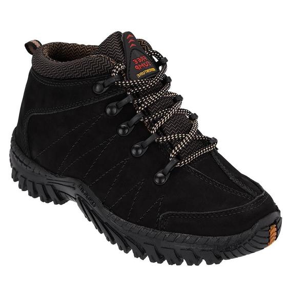 Imagem de Bota Coturno Adventure Menino Cadarço Cano Curto Conforto