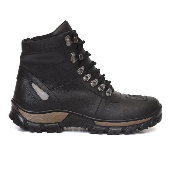 Imagem de Bota Coturno Adventure Resistente em Couro Trekking