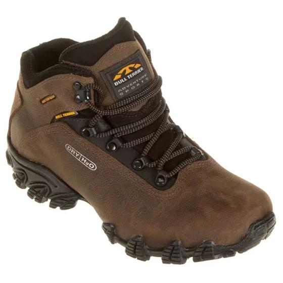 Bota Coturno Bull Terrier Alpina Masculino Trilha Aventura Café Menor preço em Bota Coturno Bull Terrier Alpina Masculino Trilha Aventura Café