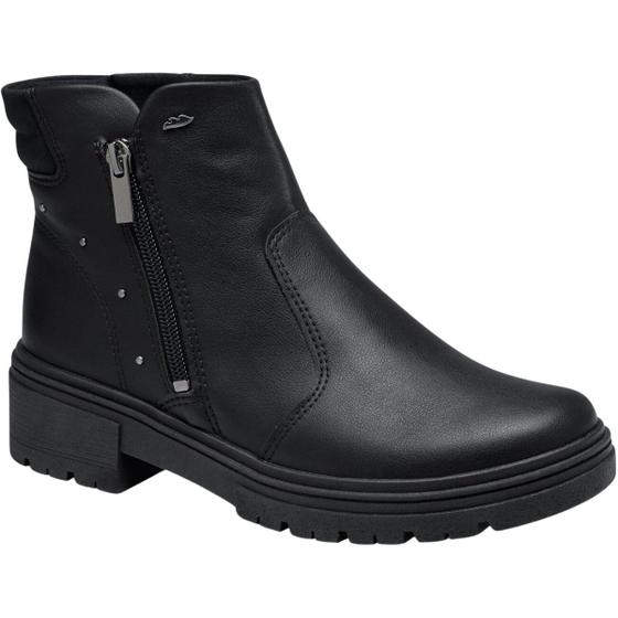 Imagem de Bota Coturno Cano Curto Zíper Tendência Moda G9572 Dakota Preto