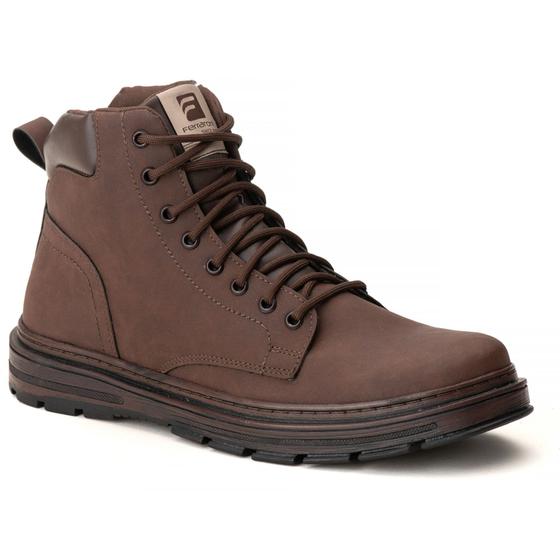 Imagem de Bota Coturno costurada masculino Ferraroni Ref.779 botina casual material ecológico vegano