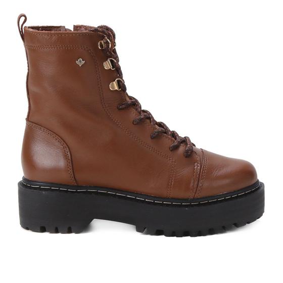 Bota Coturno Couro Cravo e Canela Lavinne II Feminina - Cravo & Canela ...