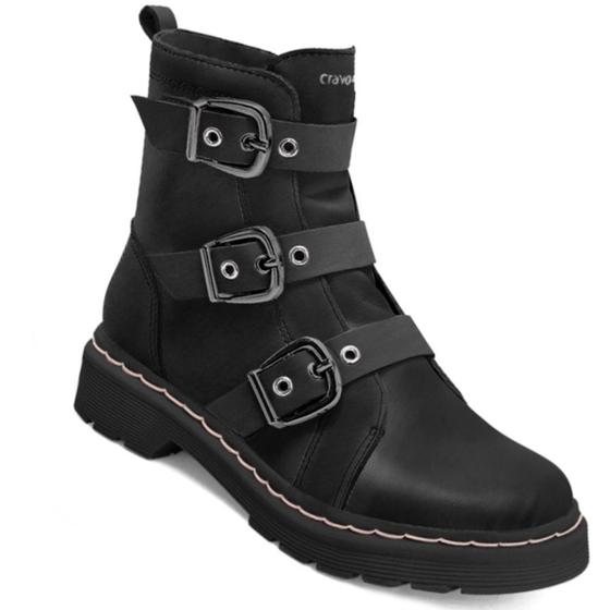 Imagem de Bota Coturno Cravo E Canela 85654 Cp Feminino