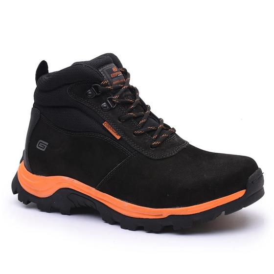 Imagem de Bota coturno de segurança adventure masculino epi ca 100% couro x-terra preto gogowear