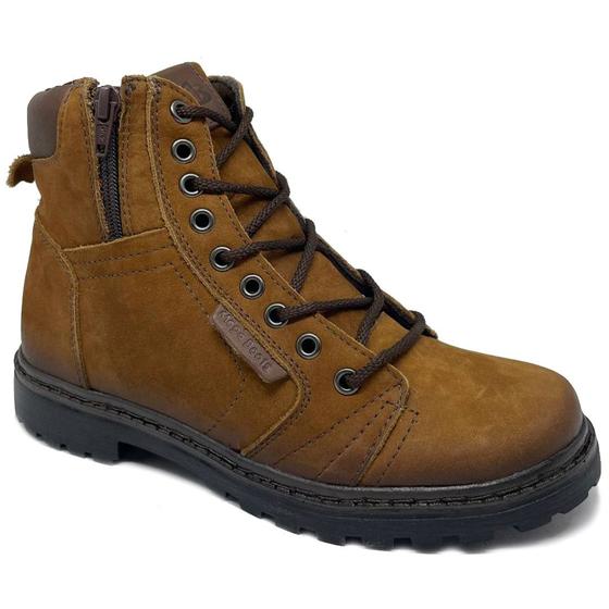 Imagem de Bota Coturno em Couro Masculino Tratorado Mega Boots - 601601