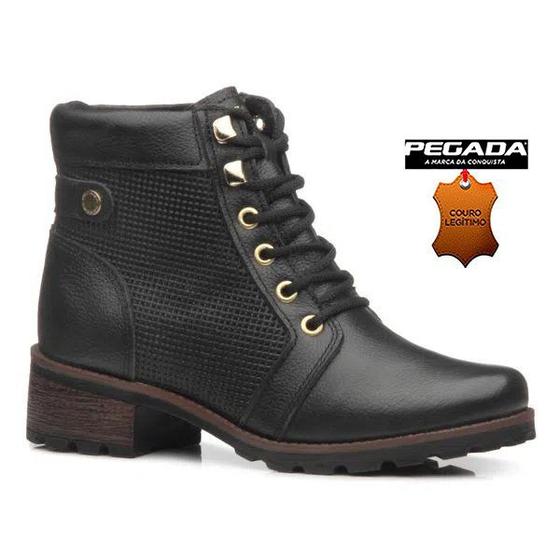 Imagem de Bota Coturno Em Couro Pegada 281409 Feminino