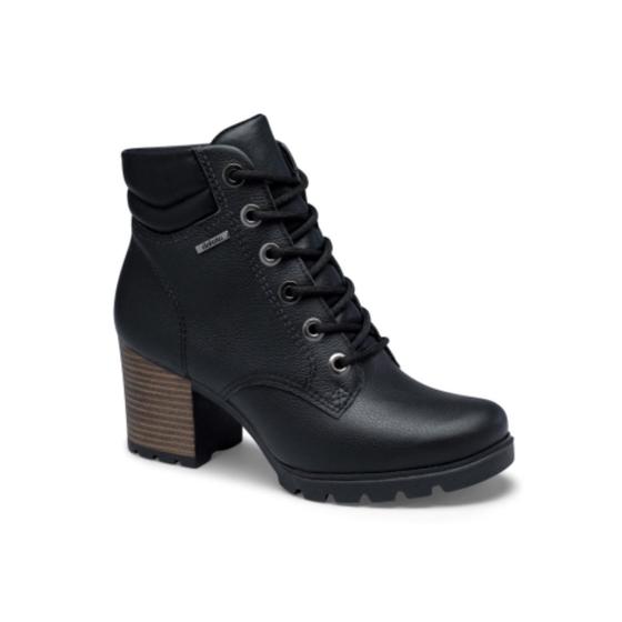 Imagem de Bota Coturno Feminino Cano Curto Couro Dakota G9791