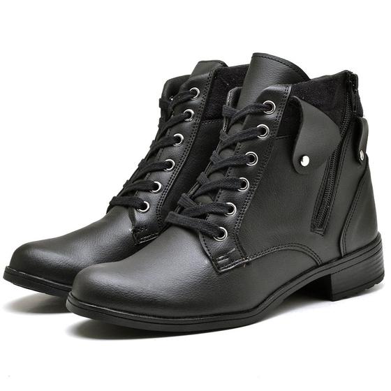 Imagem de Bota Coturno Feminino Cano Curto DUBUY 603FG