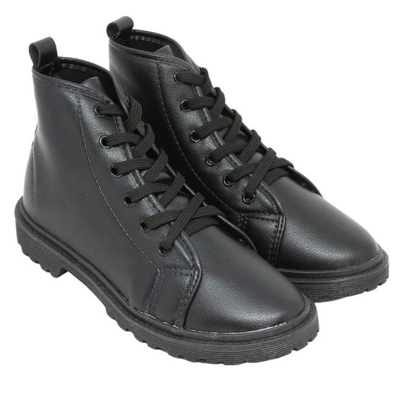 Imagem de Bota Coturno Feminino Rossi Shoes Tratorada 482 Preto