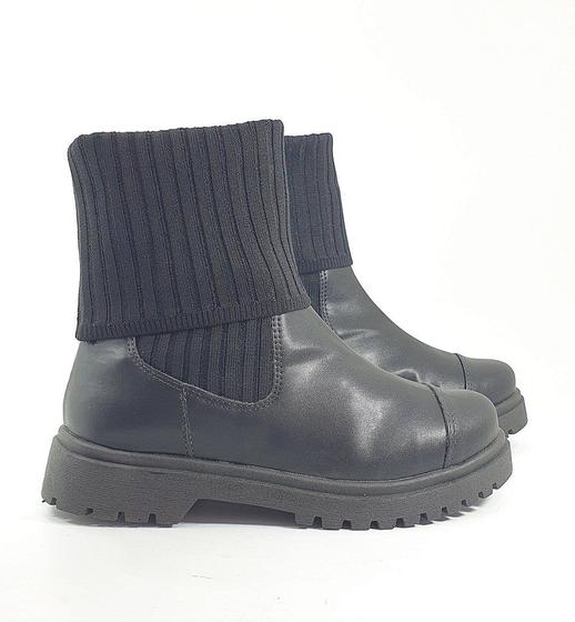 Imagem de Bota Coturno Greice Numeração Especial Moda Fashion