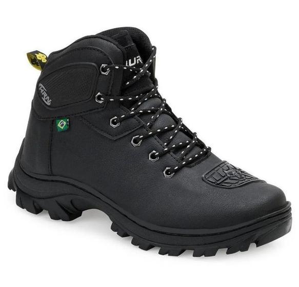 Imagem de Bota Coturno Masculina Huron Motorcycle Tratorado Trilhas HR20-161