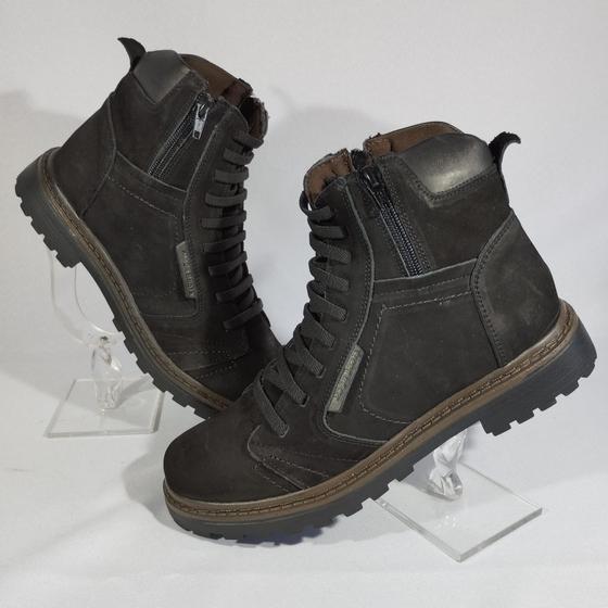 Imagem de Bota coturno masculino couro mega boots 6016