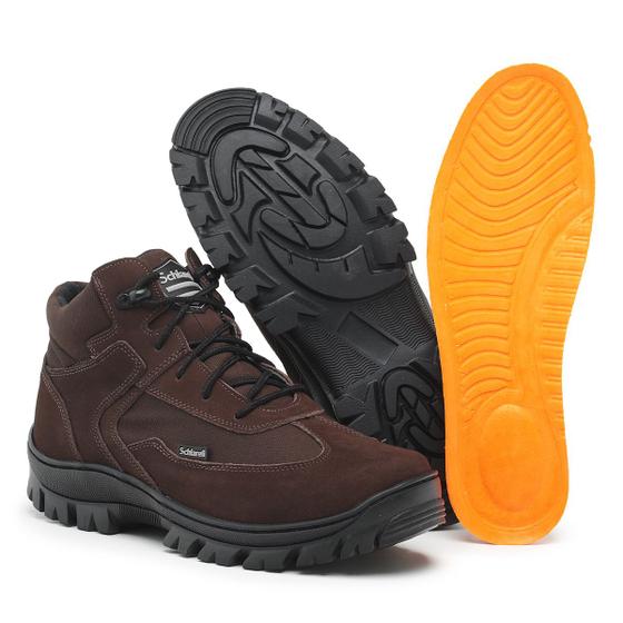 Imagem de Bota Coturno Masculino Couro Schiareli 980 Cano Curto Adventure