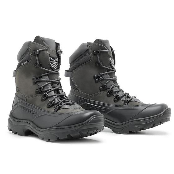 Imagem de Bota Coturno Militar Acero Couro Masculino Macio Conforto