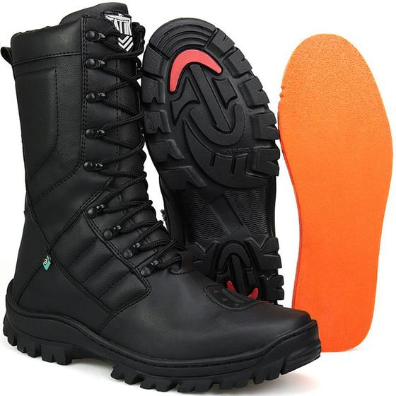 Imagem de Bota Coturno Militar Dhshoes com Zíper Masculino