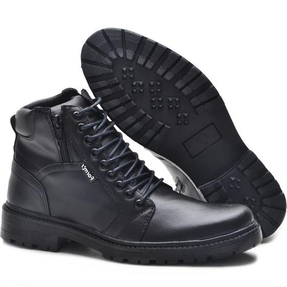 Imagem de Bota Coturno Motoqueiro Conforto Masculino