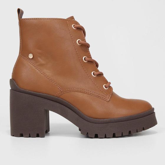 Zattini Bota Coturno Ramarim Tratorada Feminina Bota Coturno Ramarim Salto  Médio Tratorada Feminina Coturno