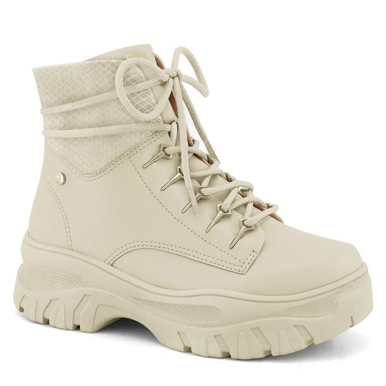 Imagem de Bota Coturno Snake Feminino Confortável Ramarim 23-86131