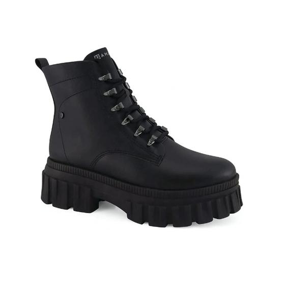 Imagem de Bota Coturno Tratorado S/ Grosso Feminino Ramarim 2364105 Preto